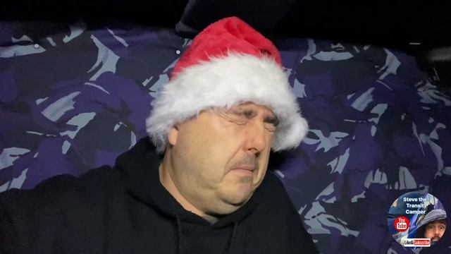 Christmas eve stealth camping with Steve the Transit Santa смотреть онлайн