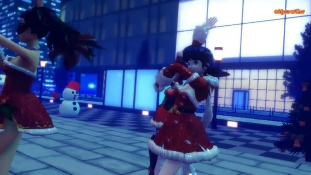 °MMD Miraculous° Marinette Alya Kagami We Wish You A Merry Christmas