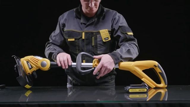 Триммер аккумуляторный GET 18-2Li сборка смотреть онлайн