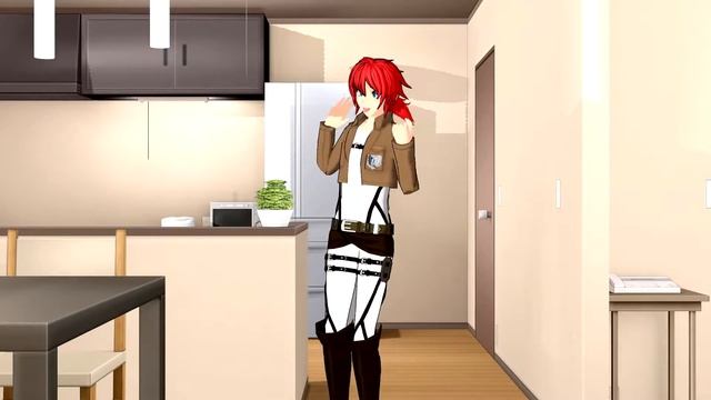 (進撃の巨人)【The Dude Who Dances Too Hard To The Song - Levi and Isabel】MMD смотреть онлайн