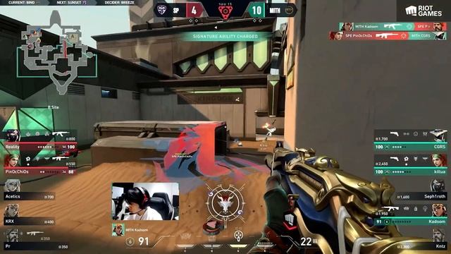 MiTH Kadoom clean 4K retake vs Sharper Esport | AfreecaTV VCT Challengers TH 2024 смотреть онлайн