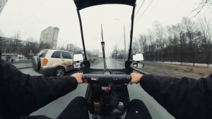 Honda Gyro Canopy под дождём ジャイロキャノピー