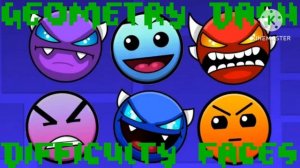 Geometry Dash Difficulty Faces