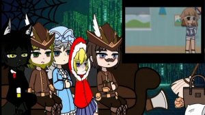 Gacha Nymph.Реакция Красной шапочки на страшилку "Психологическая помощь"