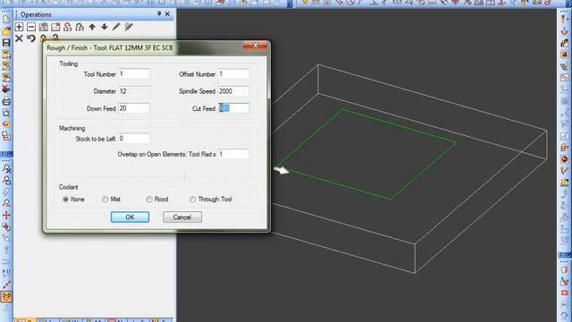 Alphacam basic CNC CAD/CAM milling model Tutorial #1 Getting Started смотреть онлайн