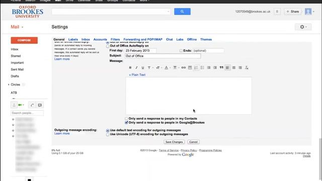 ePioneer's Google Mail Sessions- Creating themes, signature and out of office message.mp4 смотреть онлайн