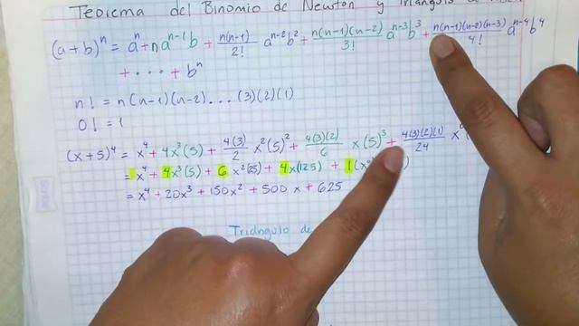 Álgebra. Teorema del Binomio de Newton y Triángulo de Pascal смотреть онлайн