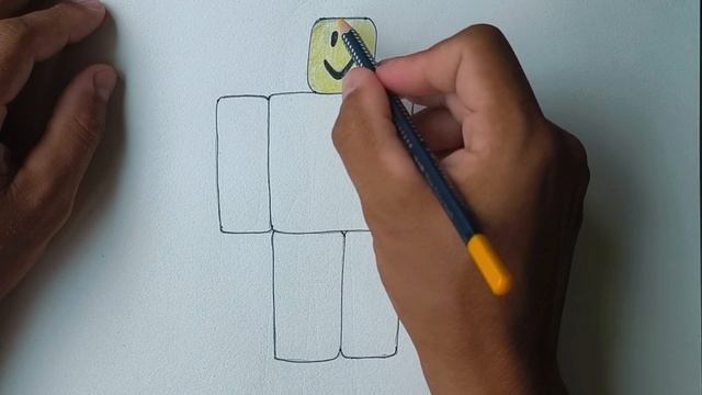 Рисунок Нубика из Роблокс смотреть онлайн