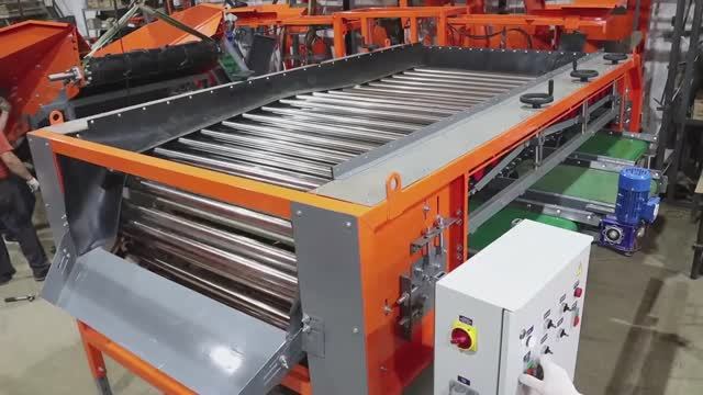 Видеоинструкция по первоначальной приемке и запуску машины калибровочной роликовой МКР-415 смотреть онлайн