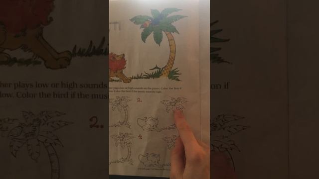 BASTIEN'S Theory & Technic Book for The Young Beginner (Primer A) Pg. 6. Low & High Tones Game. смотреть онлайн