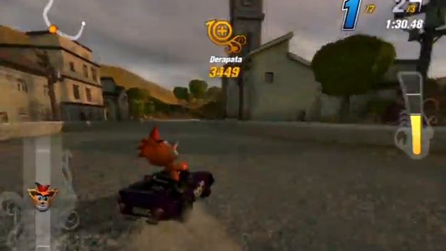 Modnation Racers Online Gameplay #2 - Crash Bandicoot - Hacksponge Channel смотреть онлайн