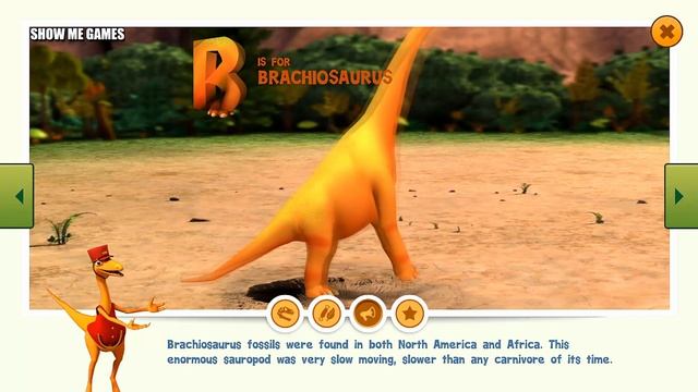 Dinosaur Train A To Z | Letters From A TO D | Full Game Play 1080 HD