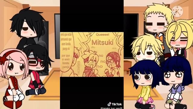 |°Família Uzumaki E Uchiha+inojin Reagindo A Tik Toks°| {borusara E Inohima}