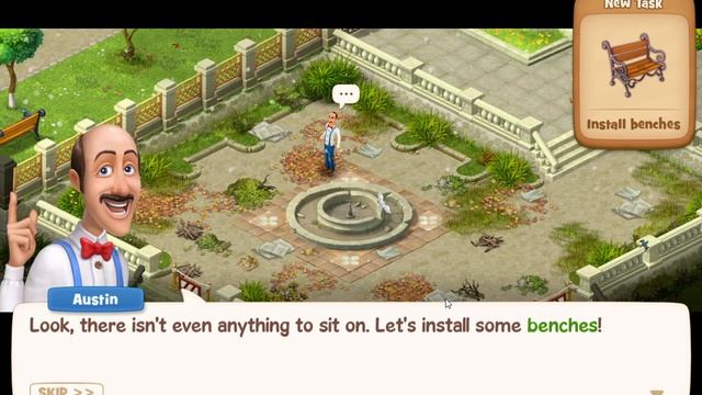 playing gardenscapes for the first time смотреть онлайн