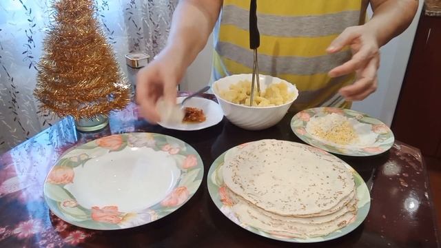 Блинчики с картофельной начинкой смотреть онлайн