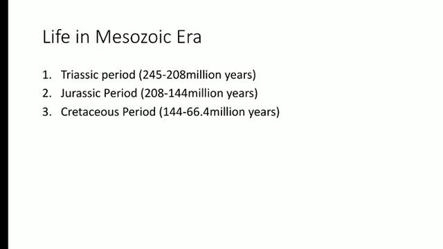 Flora and fauna life in Mesozoic era смотреть онлайн