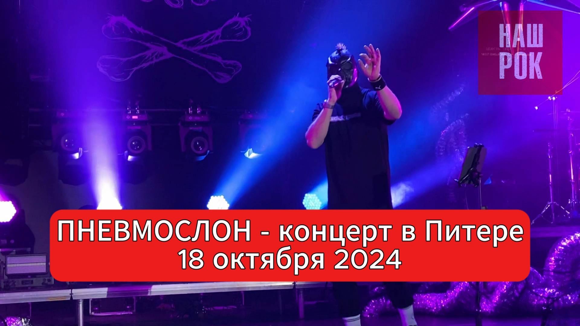 ПНЕВМОСЛОН - Концерт в Питере (18 октября 2024) смотреть онлайн