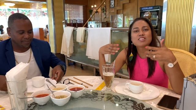 DIM SUM at the new thriving restaurant|guyana|Backyard cafe|visit guyana| food trail. смотреть онлайн