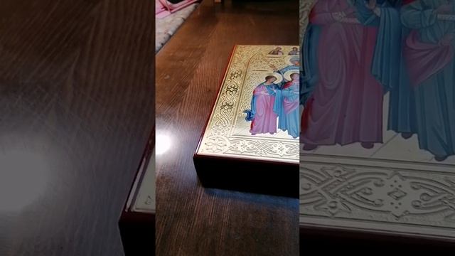 Рукописная икона «Мученицы Вера, Надежда, Любовь и матерь их София».