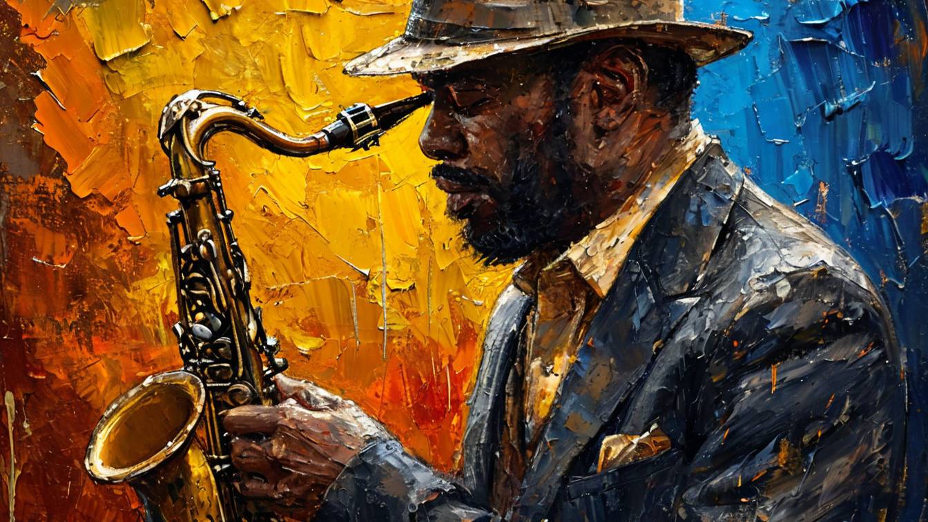 Ночной джаз в Нью-Йорке - Плавная джазовая музыка на саксофоне смотреть онлайн