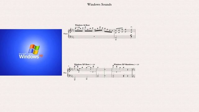 Windows Sounds - Sibelius Piano смотреть онлайн
