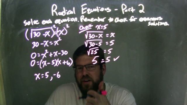 Solve sqrt(30-x)=x смотреть онлайн