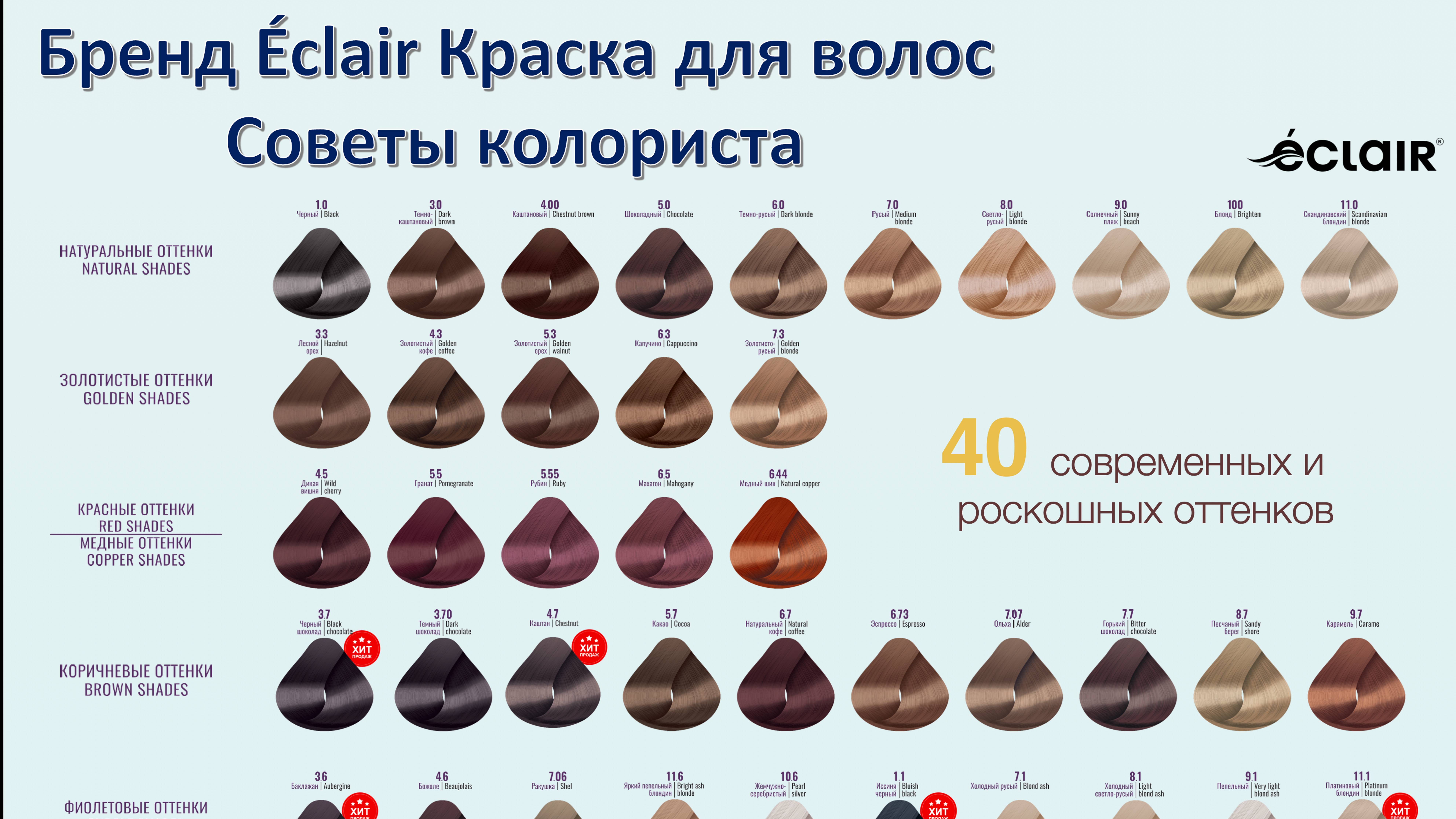 Презентация колориста о бренде ÉCLAIR смотреть онлайн