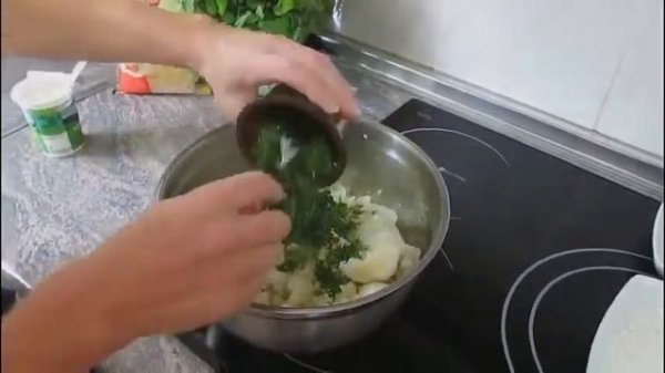 Пюре из цветной капусты с сыром и чесноком!