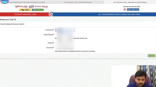 How To Forgot User Id In Union Bank Of India | Union Bank Net Banking User Id Forgot