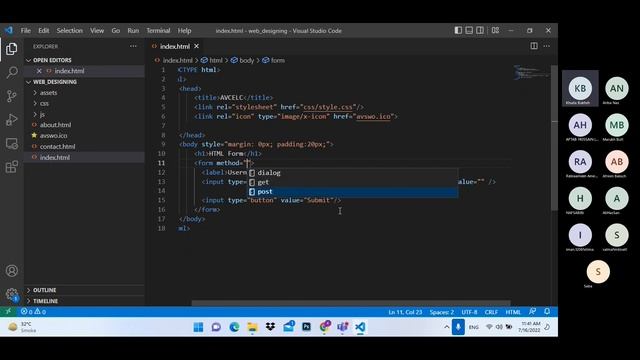 AVCELC Web Designing HTML, CSS, BS, JS Lecture 04 HTML смотреть онлайн