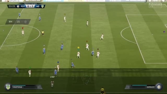25.10.16 ВКлига (3 тур) FC Fiesta - FC ADRENALINE 1-1 смотреть онлайн