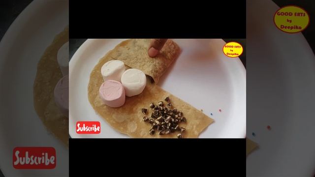 Tortilla wrap hack | Chocolate Tortilla wrap | Dairy milk Tortilla Wrap | Recipe by Deepika смотреть онлайн