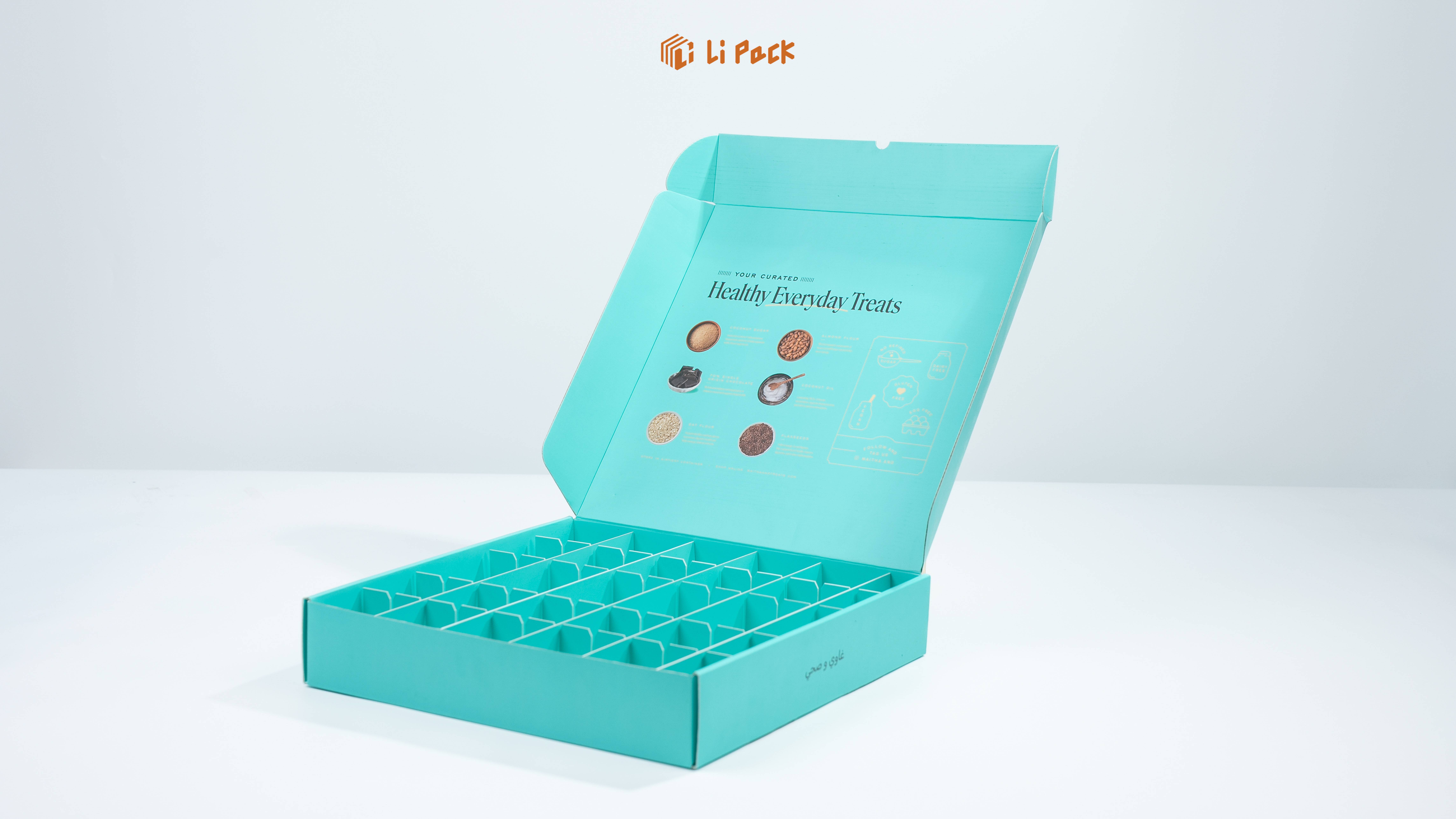 Бирюзовая коробка для премиум-продуктов ✨ Стиль и экология!| Lipack Packaging Manufacturer