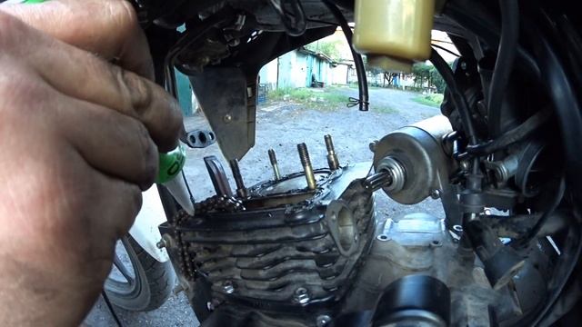 РЕМОНТ ПЕРЕГРЕТОГО ДВИГАТЕЛЯ GEON Pantera N200