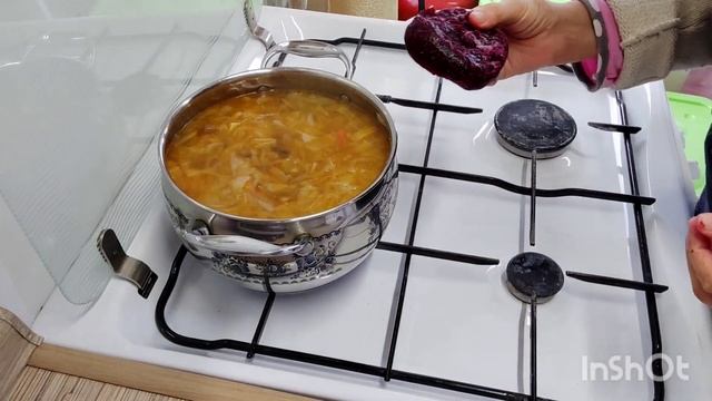 Постный, грибной борщ! Мой завтрак! 🙂 смотреть онлайн