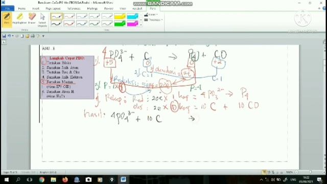 CoSo Penyetaraan Reaksi Redoks soal PG dgn Metode PBO_Kimia XII_SMAN 3 BANJAR смотреть онлайн