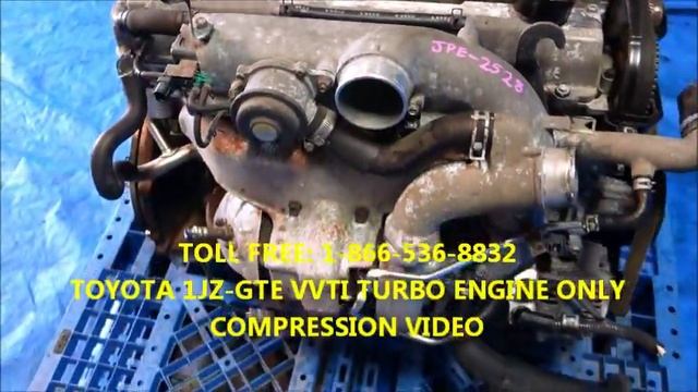 JDM TOYOTA 1JZ-GTE TURBO VVTi ENGINE ONLY SUPRA CHASER SOARER смотреть онлайн