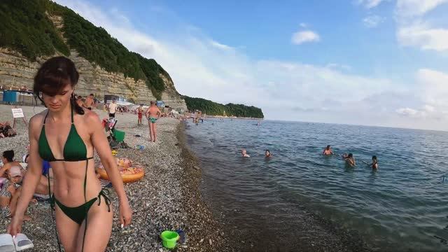 Black Sea. Russian Beauties In Swimsuits. Girls In Swimsuits. Summer 2024. 4k Episode 4