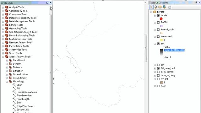 ArcGis tutorial 18: Watershade Analysis смотреть онлайн