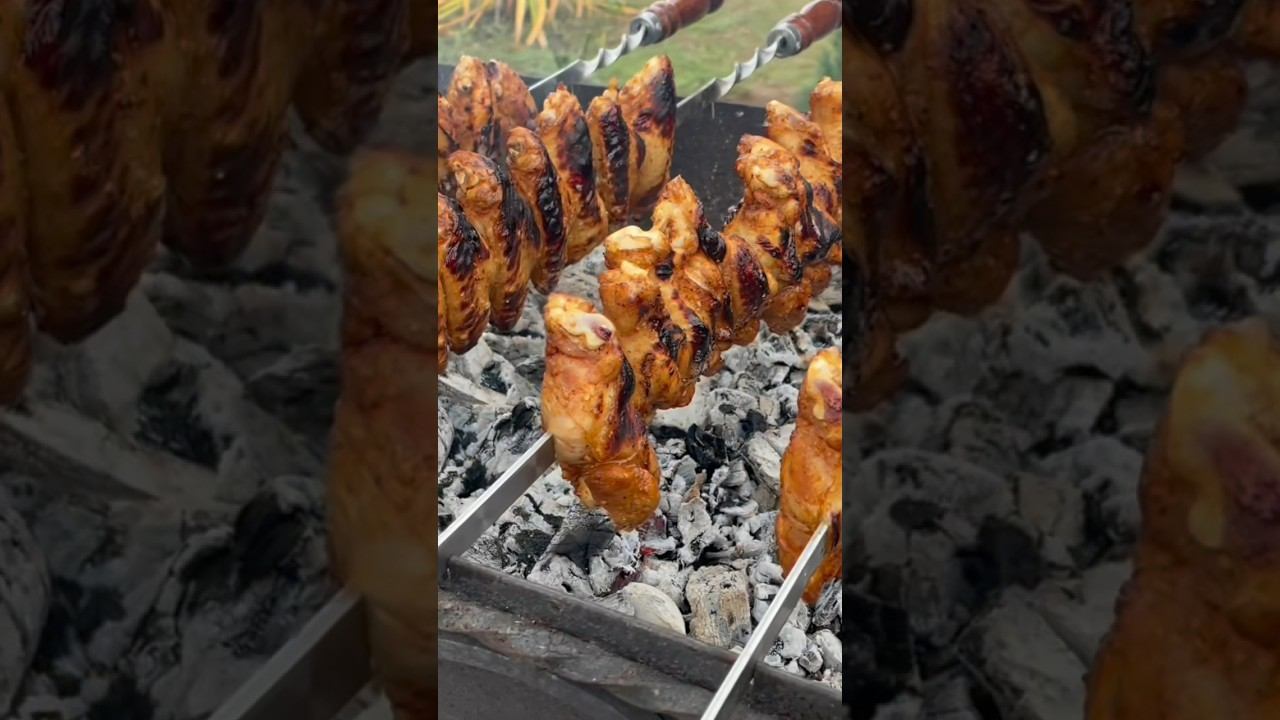 КУРИНЫЕ КРЫЛЫШКИ на мангале #shorts #рецепт#вкусно #маринад#куриные#chickenwings # смотреть онлайн