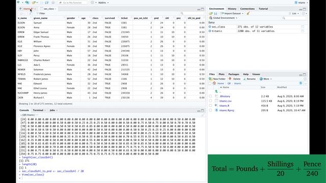 R Tutorial 07: Appending and Removing Columns from Data Frames смотреть онлайн