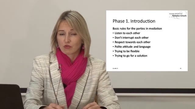 Mag.iur. Dana Rone | Lecture “Phases of mediation” смотреть онлайн