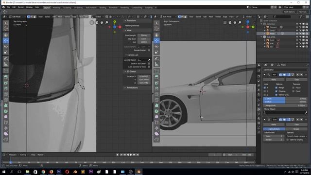 modeling the tesla model s in blender 2 8 смотреть онлайн