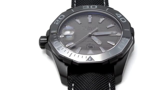TAG HEUER AQUARACER CAL 5 300M 41MM BK PHANTOM TITANIUM смотреть онлайн