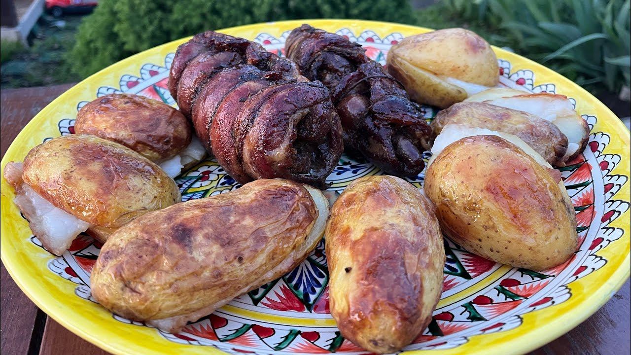 Рулет из баранины с запеченным картофелем в тандыре смотреть онлайн