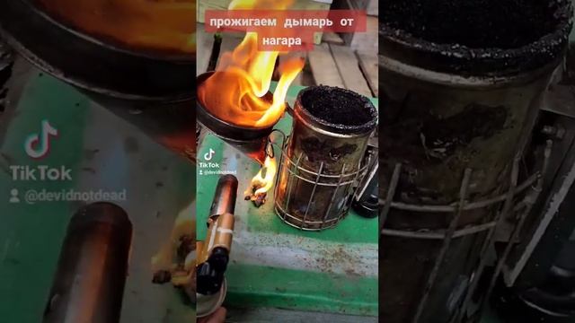 чистка дымаря. пчеловодство пасека пчелы смотреть онлайн