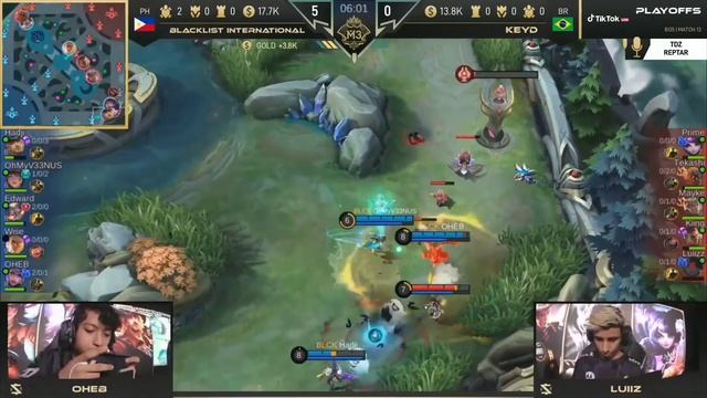 BLACKLIST INTERNATIONAL (PH) vs KEYD STARS (BRAZIL) || GAME 3 || M3 WORLD CHAMPIONSHIP PLAYOFFS смотреть онлайн