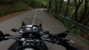 Honda transalp 700 | twisty road test | Pure sound