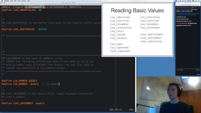 Lua C API tutorial: using the stack and working with tables смотреть онлайн