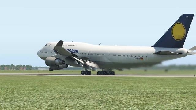 B747 Emergency Landing After Bird-Strike | X-Plane 11